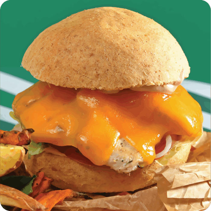 Burger chicken