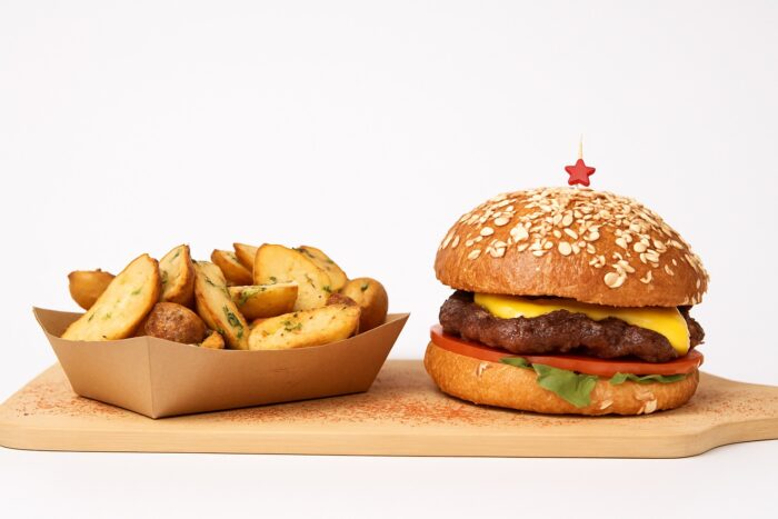 Burger viande hachée